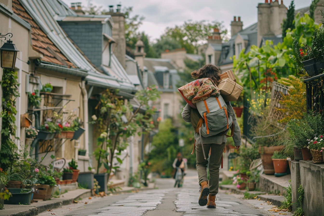 Conseils pratiques pour un déménagement sans camion à Rueil Malmaison, illustrant une transition douce et économique